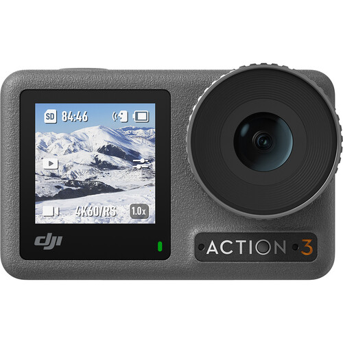 DJI Osmo Action 3 - Adventure Combo - cámara de acción - 4 K / 120 fps - Wi-Fi Bluetooth - submarino hasta 16 metros - Código: CP.OS.00000221.01 | Compra en Guadalajara