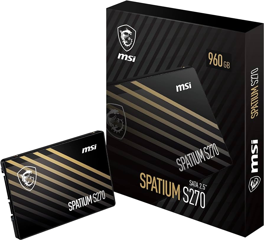 SSD MSI SPATIUM S270 SATA 25 480GB SPATIUM S270 SATA 2.5” 480GB - Código: SPATIUM S270 SATA 2.5” 480GB | Compra en Guadalajara