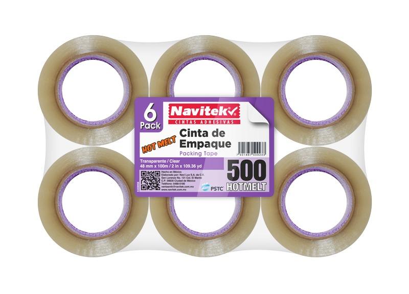 CINTA DE EMPAQUE MOD 500 ADHES HOT MELT / COLOR CORE MORADO COLORES NATURAL BLANCO y CANELA 72X100 mm 950072100 PZAS/ CAJA 24 Piezas por caja - Código: 9500-72100 | Compra en Guadalajara