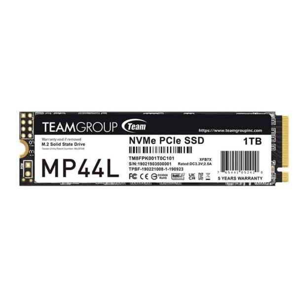 SSD INTERNO TEAMGROUP MP44L 1TB M2 PCIE GEN4 NVME 14 5000 4500 MBS TM8FPK001T0C101 - Código: TM8FPK001T0C101 | Compra en Guadalajara