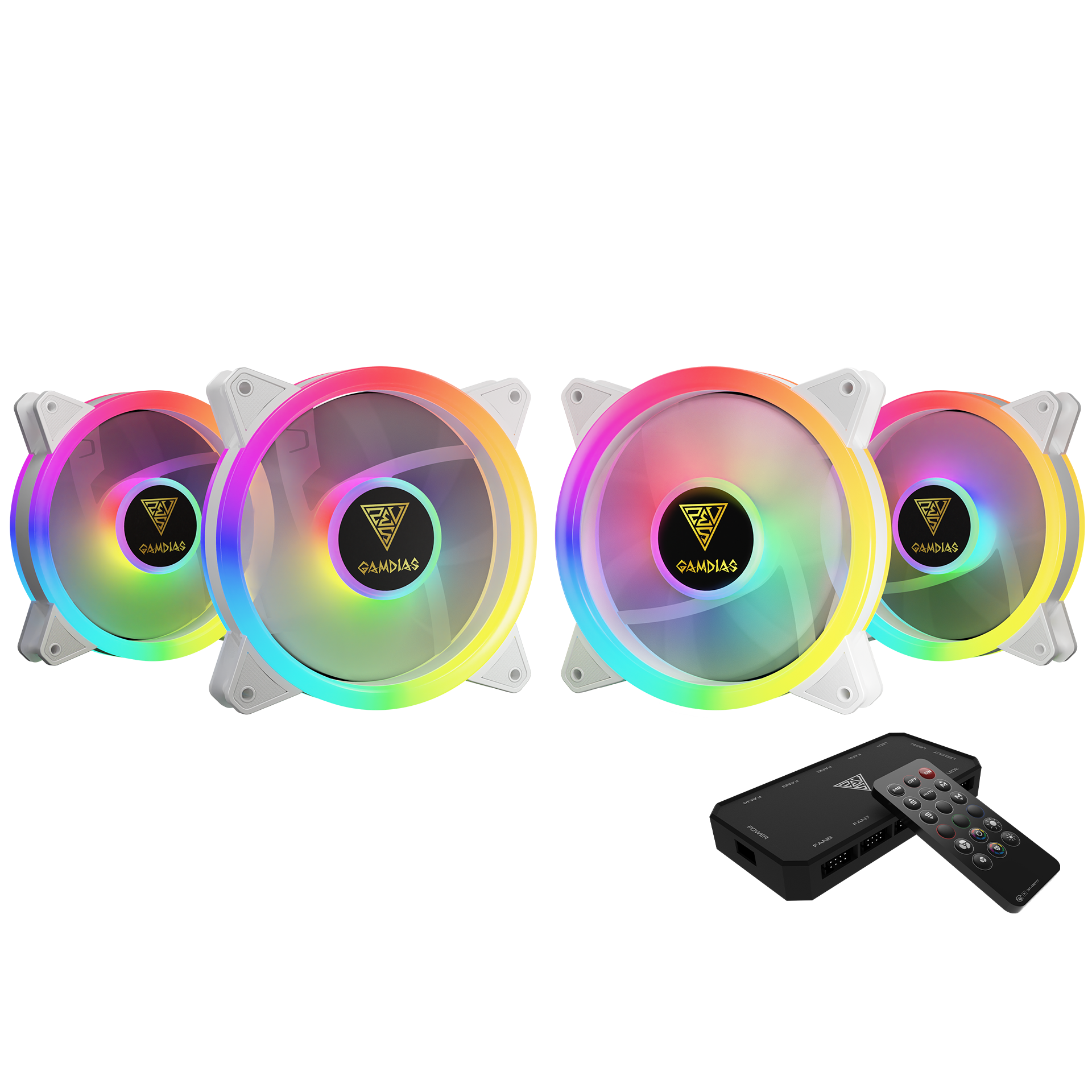 VENTILADOR GAMDIAS AEOLUS M2-1204R BLANCO GD-AEOLUSM2-1204R WH - Código: GD-AEOLUSM2-1204R WH | Compra en Guadalajara