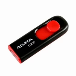 MEMORIA FLASH ADATA C008 16GB USB 2.0 NEGRO/ROJO C008BK/16GB - Código: C008BK/16GB | Compra en Guadalajara
