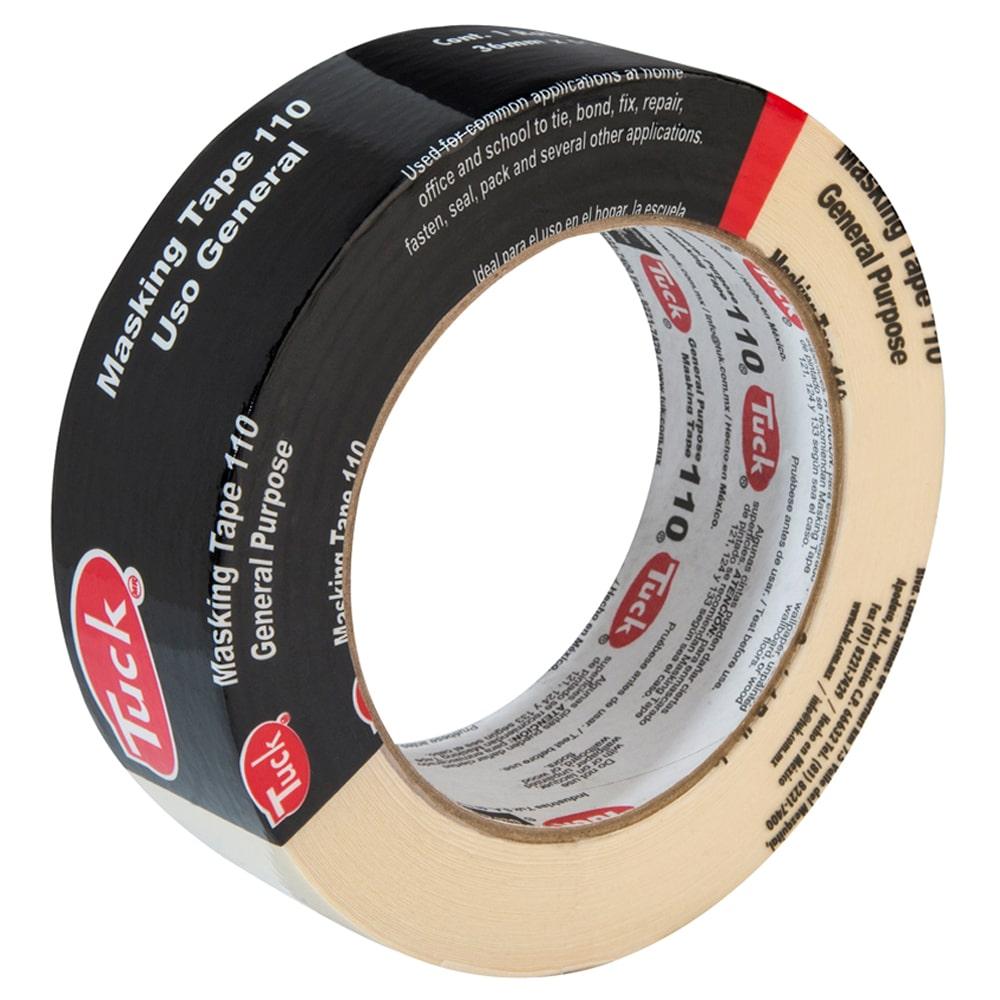 MASKING TAPE MOD 110 Cinta Adhesiva USO GENERAL ECONOMICO EMPAQUE NEGRO 48X50 mm 81104805000 PZAS/ CAJA 36 Piezas por caja - Código: 8110-48050-00 | Compra en Guadalajara
