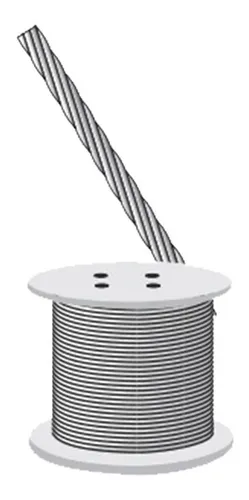 Cable Retenida 7 Hilos retazo 100 metros Resistencia 2154 Kg. Diámetro 1/4 Precio por Metro. SRET635CAM*100MTS - Código: SRET635CAM*100MTS | Compra en Guadalajara
