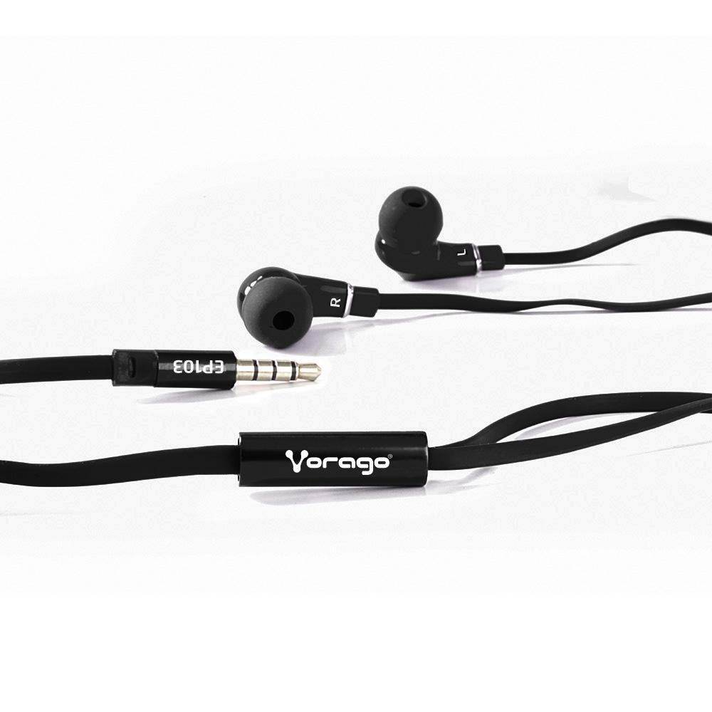 AUDIFONOS VORAGO MANOS LIBRES 3.5MM 1.20 MTS PLANO AZUL EP-1 EP-103 - Código: EP-103 | Compra en Guadalajara