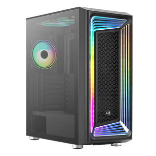 AeroCool - G-BK-V1 - Mid tower - ATX - Black - Código: 4711099473649 | Compra en Guadalajara