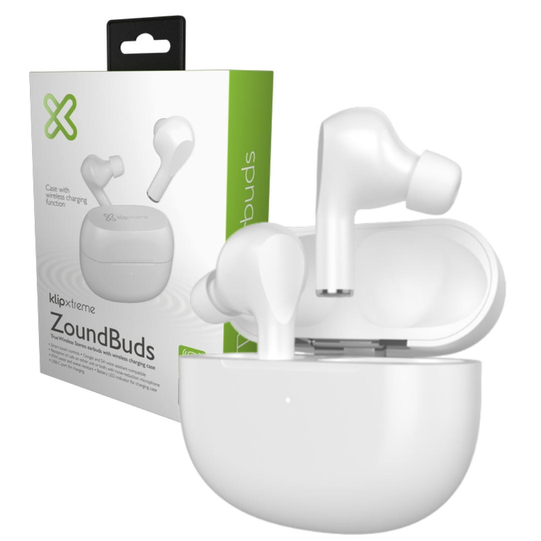 Audifonos TWS Klip Xtreme ZoundBuds KTE-250WH KTE-250WH - Código: KTE-250WH | Compra en Guadalajara