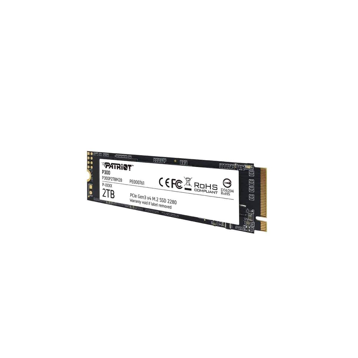 UNIDAD SSD M.2 PATRIOT 128GB P300P128GM28 P300 PCIE 3.0 NVME 2280 - Código: P300P128GM28 | Compra en Guadalajara