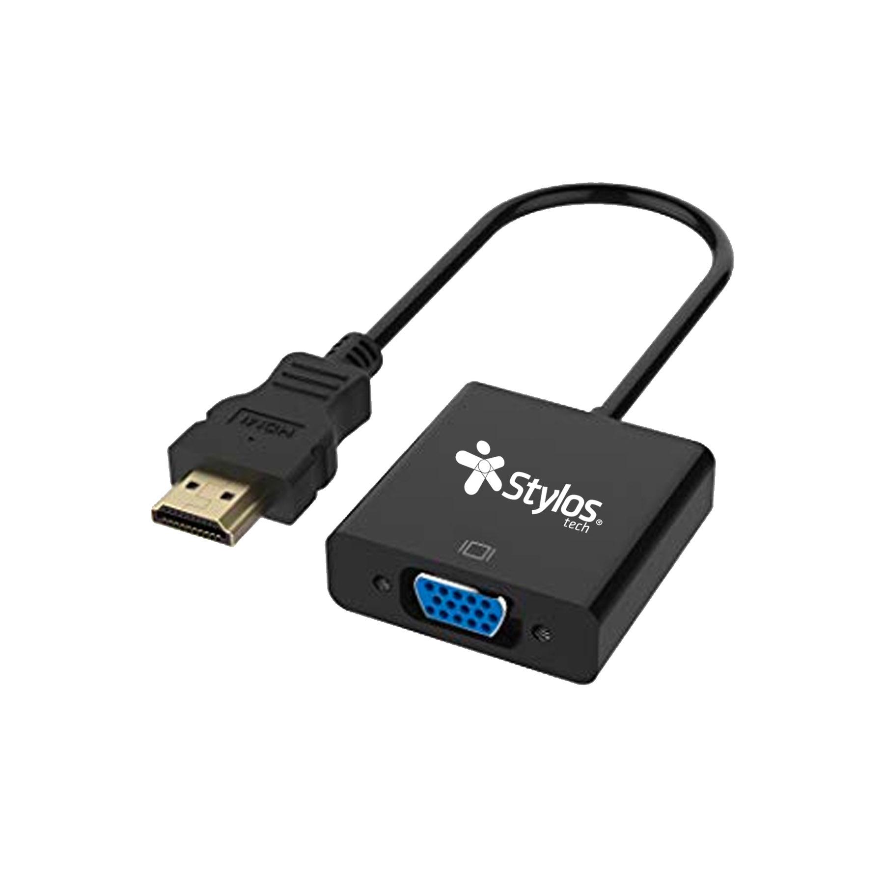 Adaptadores HDMI Stylos STACHV1B Convertidor HDMI A VGA Stylos. STACHV1B - Código: STACHV1B | Compra en Guadalajara