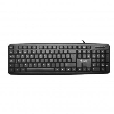 Teclado Alámbrico stylos usb . 105 teclas STPTEC5B - Código: STPTEC5B | Compra en Guadalajara