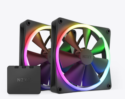 VENTILADOR NZXT P/GAB 140MM F140 RGB TWIN BK 80 EA RFR14DFB1 - Código: RF-R14DF-B1 | Compra en Guadalajara